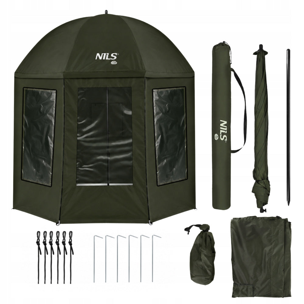 Fishing Umbrella Carp Fish Tent With Full Cover + NILS Cover