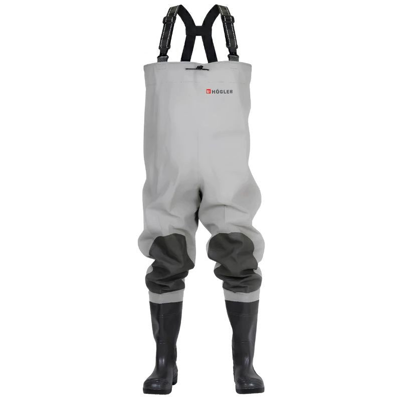 Fishing Waterers HÖGLER Size 46 Bottoms Reinforced Fishing Harness Packaging status original