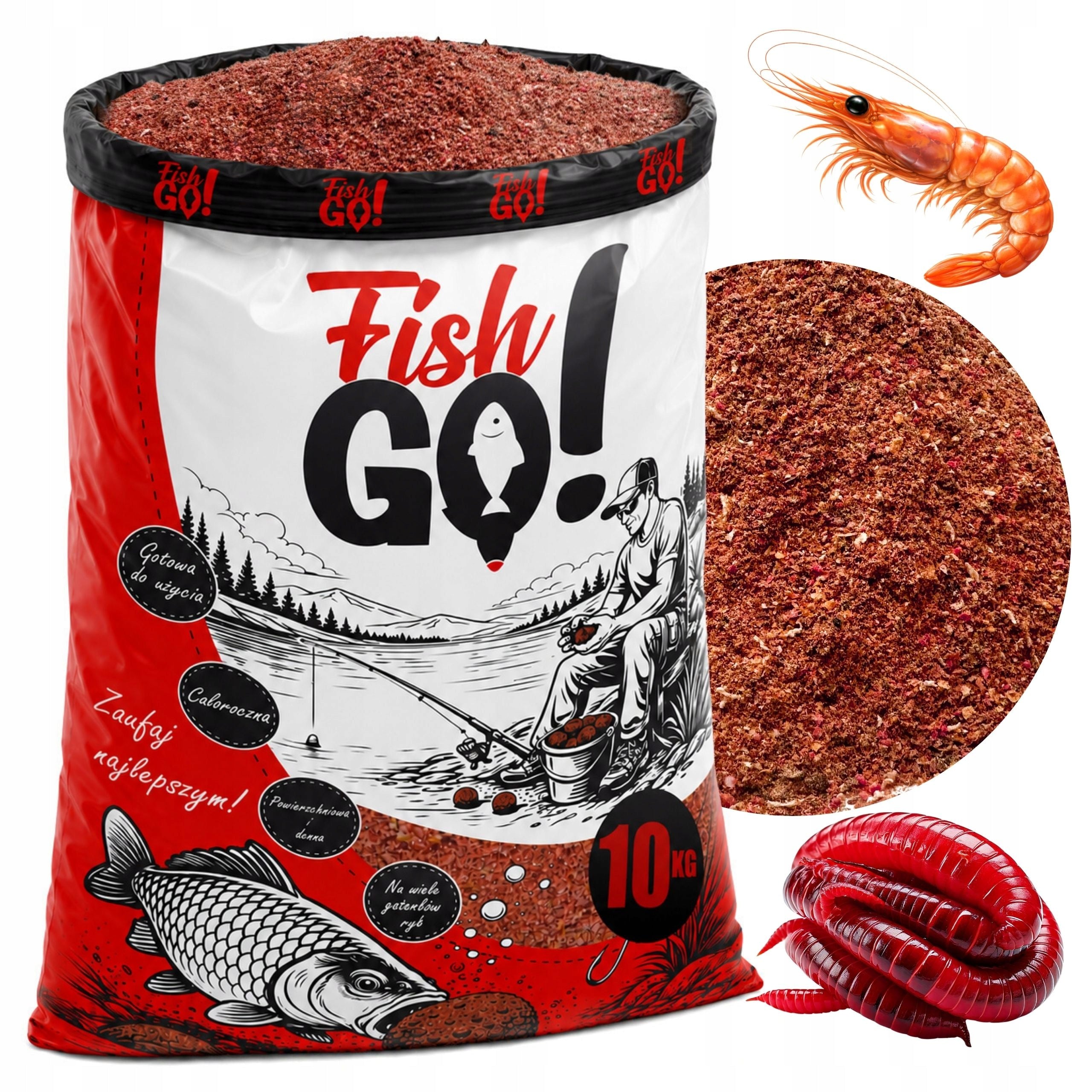 Fishing bait OCHOTKA KRYL 10KG method feeder for fish CARP universal
