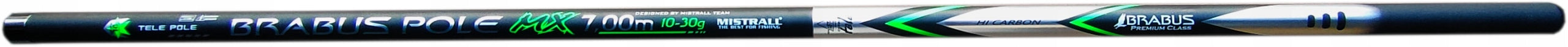 Fishing rod Mistrall Brabus pole bat 700cm 7m 10-30g mounted hook for fishing line