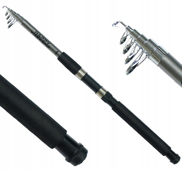 Fishing set 2 Rods JAXON 2,4 5-25g HW- 2 reels float spinning Brand Jaxon