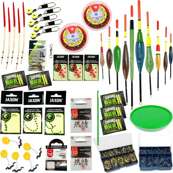 Fishing set FOR FLOAT 169pcs JAXON box Brand Jaxon