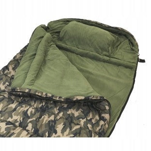 Fishing sleeping bag HOOGAN CAMO 5 SEASON Micropolar Quattro-tex ZFISH