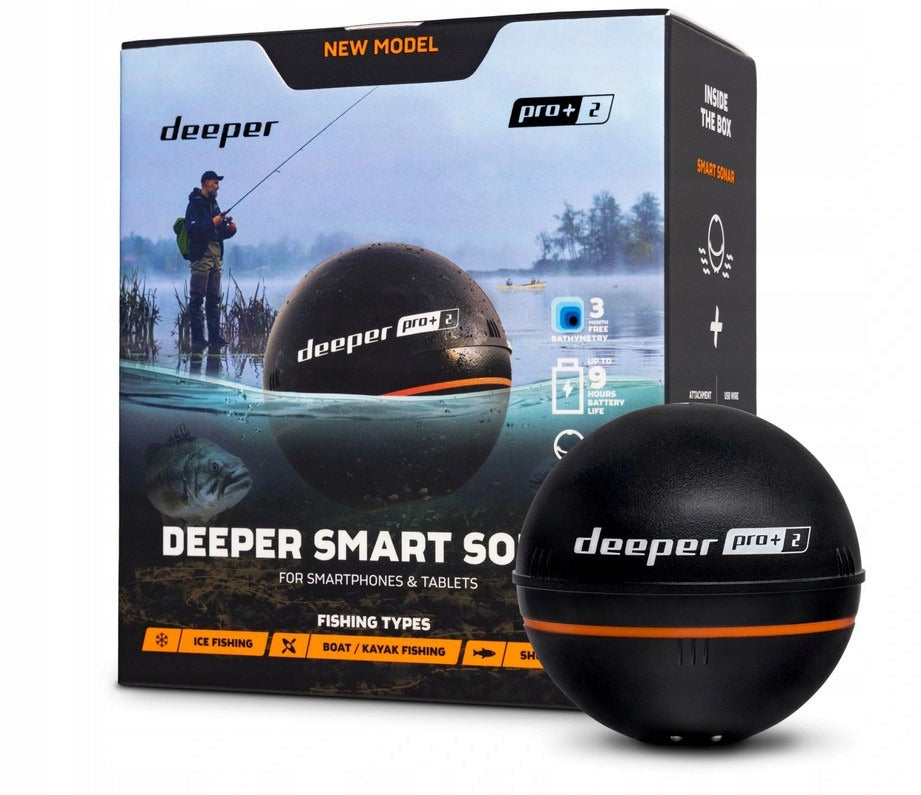 Fishing sounder DEEPER PRO+ 2 GPS up to 100m Manufacturer code FLDP-39