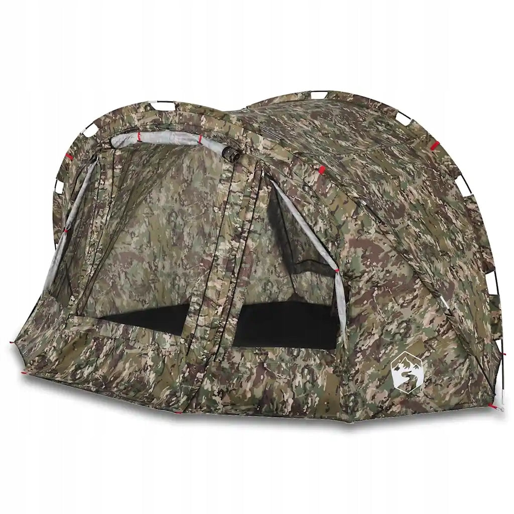 Fishing tent, 4-person, camo, waterproof