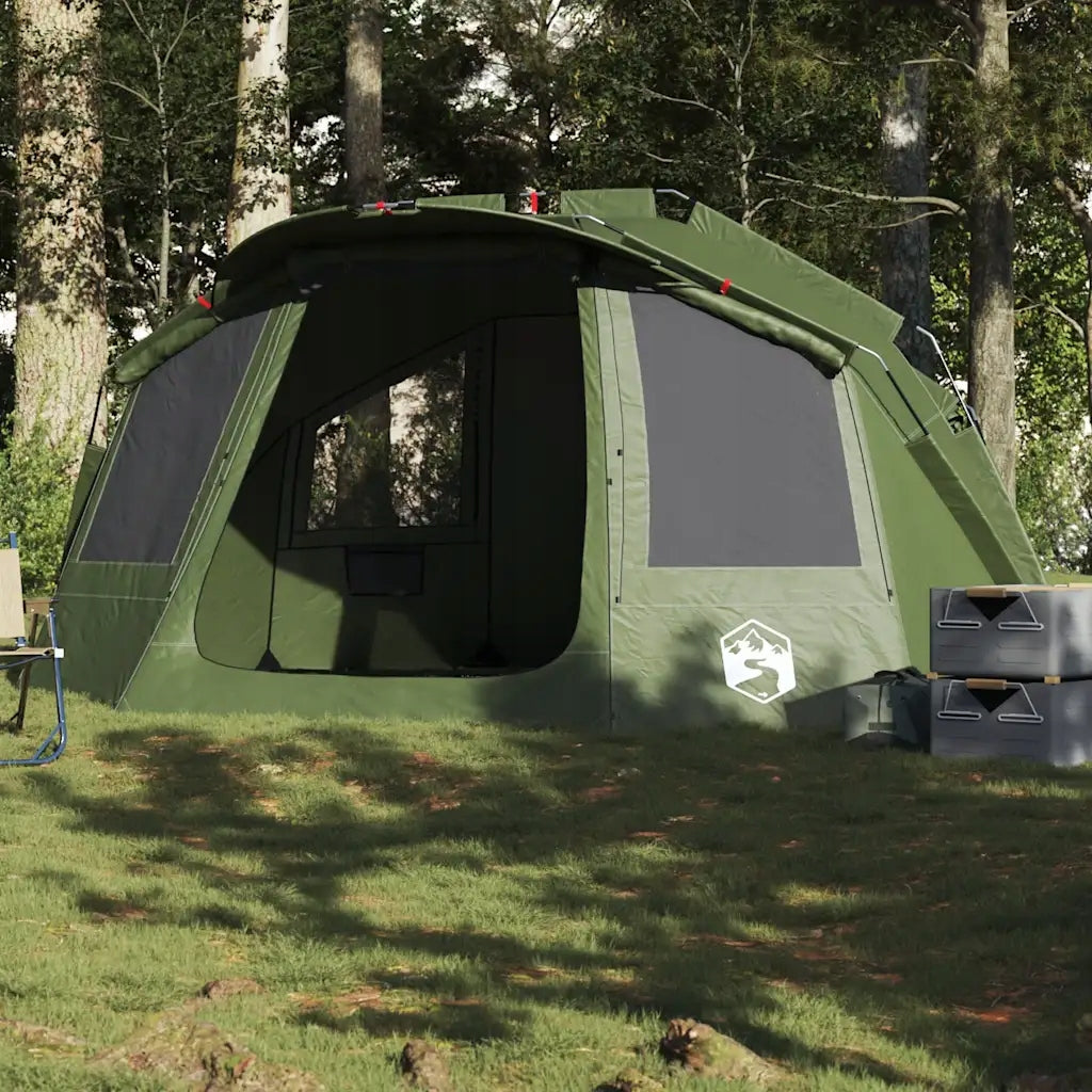 Fishing tent, 5-person, olive, waterproof Brand VidaXL