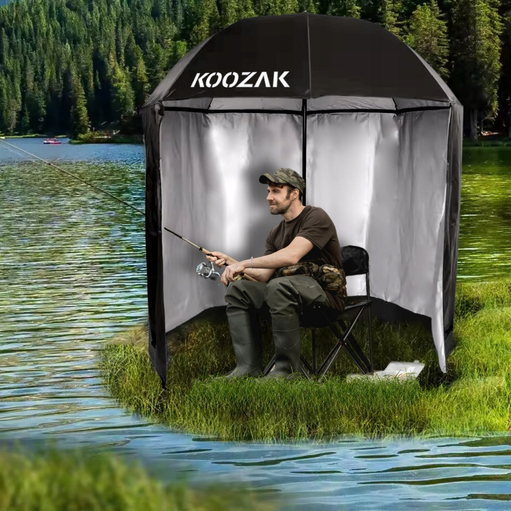 Fishing umbrella tent waterproof with sides uv large carp mobile xxl Packaging status original