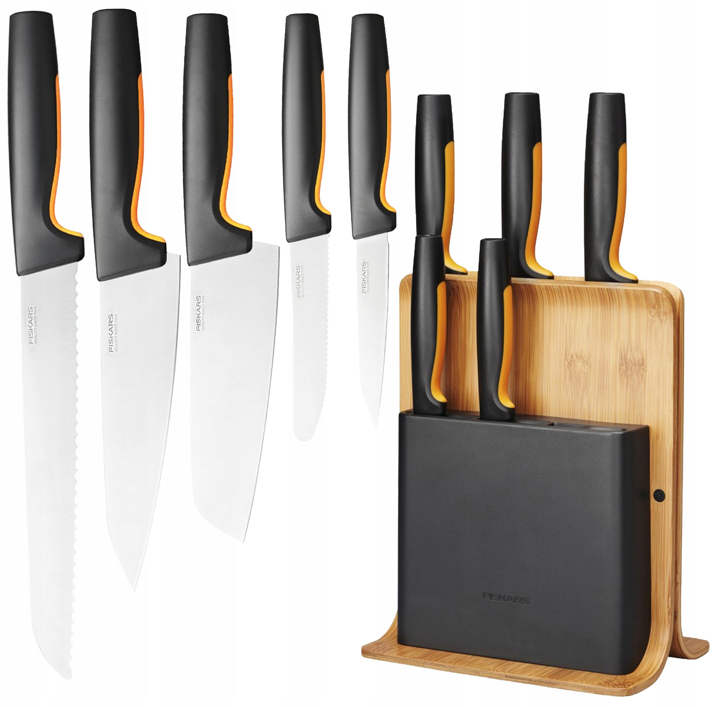 Fiskars Functional Form set of 5 knives per block Brand Fiskars