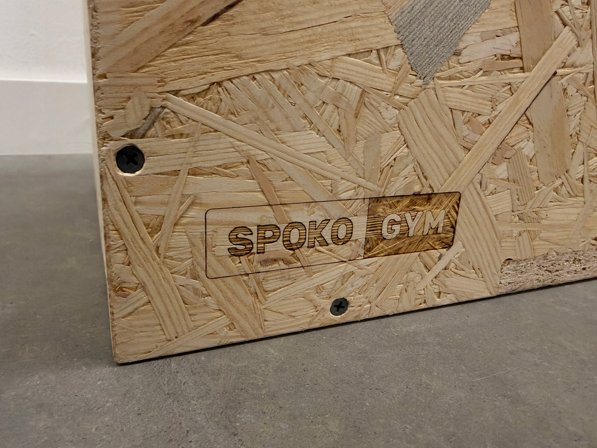 Fitness Crossfit JUMP BOX 30x40x50 cm, OSB Packaging status original