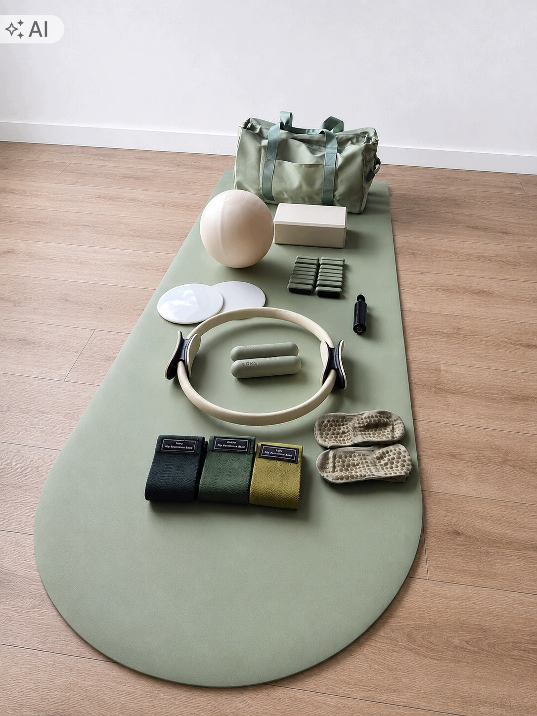Fitness Pilates Yoga Exercise Set 10in1 Workout at Home