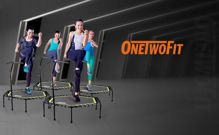 Fitness Trampoline OneTwoFit with Adjustable Handle 109cm Home Manufacturer code OT064-SZ-OTBE