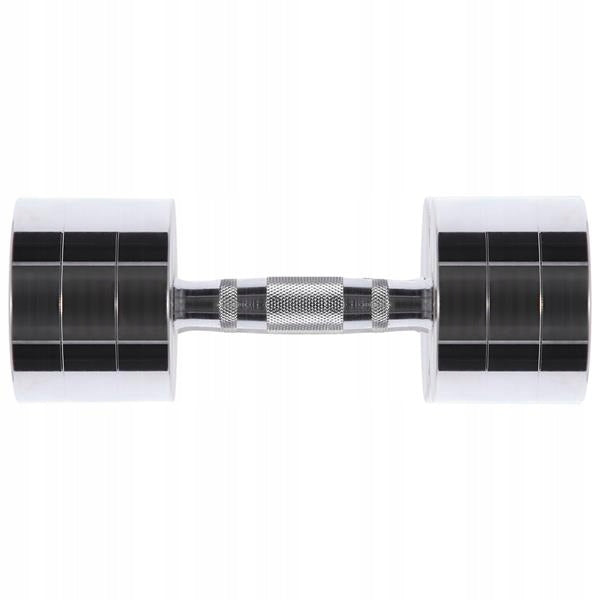 Fitness Weights 2x7kg Set Dumbbells Chrome Brand HMS