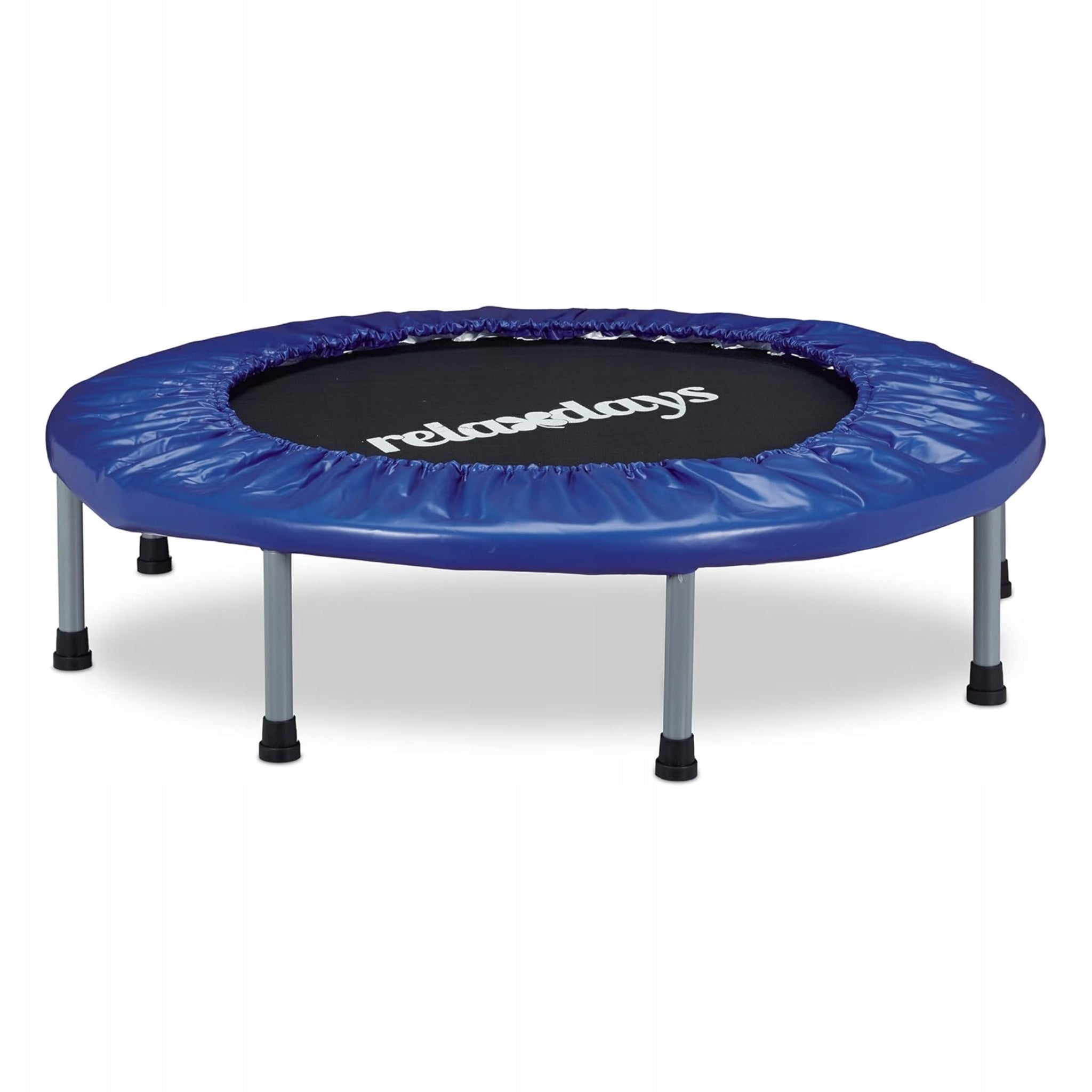 Fitness folding trampoline 95 cm 100 kg blue-black home