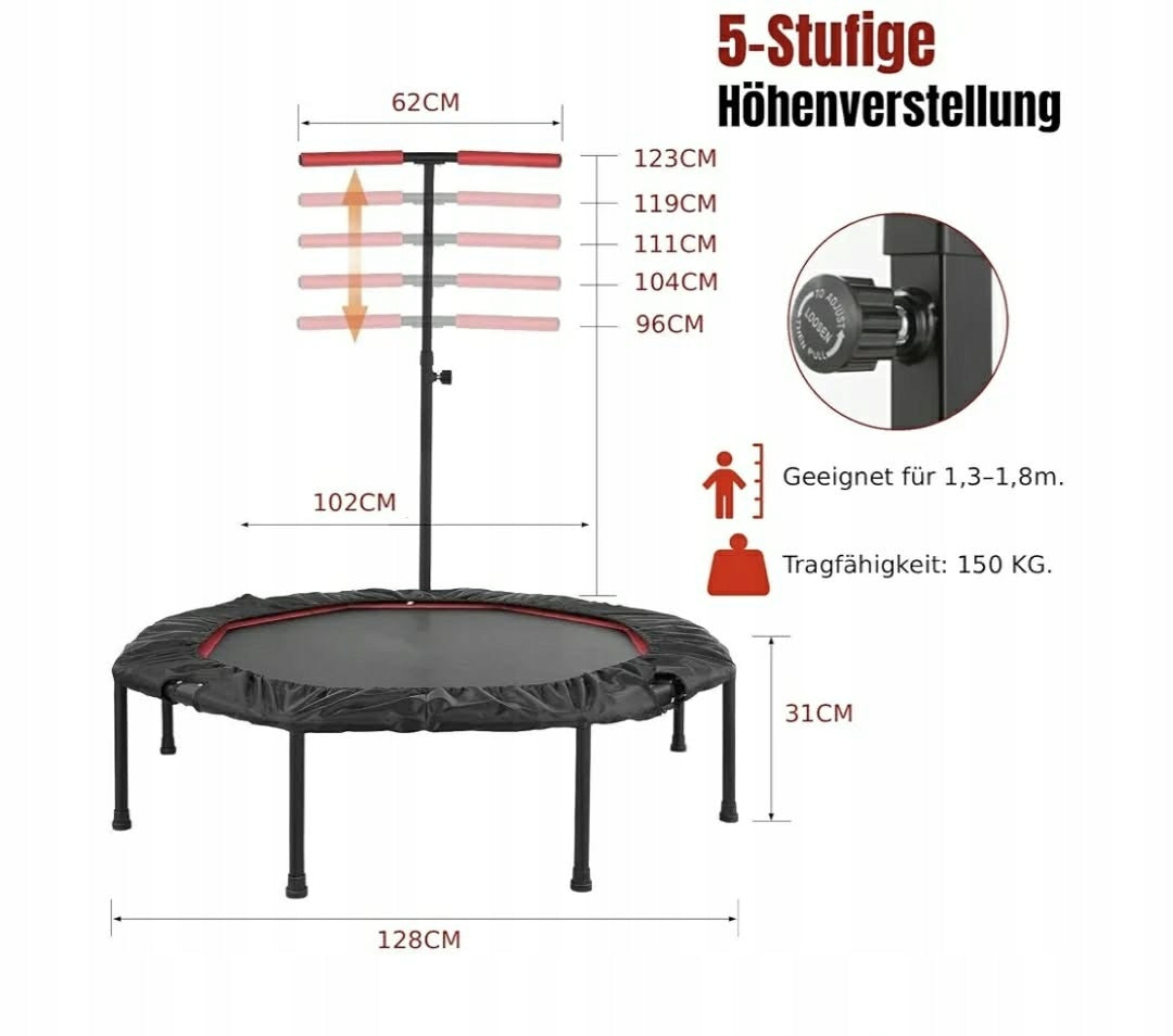 Fitness trampoline DIAMETER 127 CM 50" Manufacturer code TX-7300