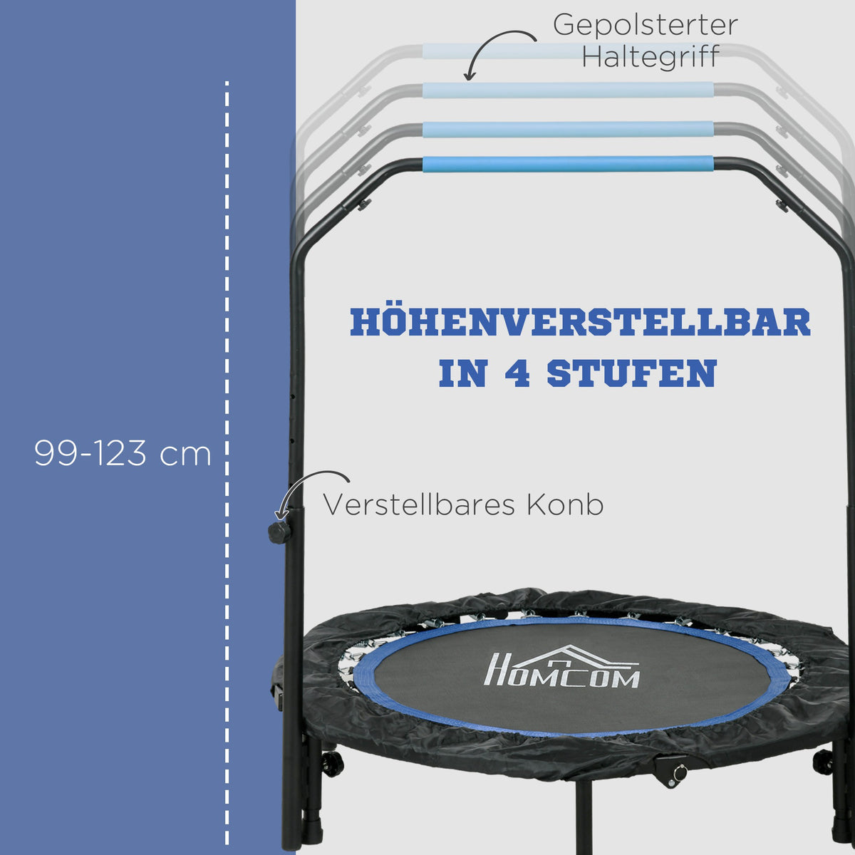 Fitness trampoline Homcom 102 cm Brand Homcom