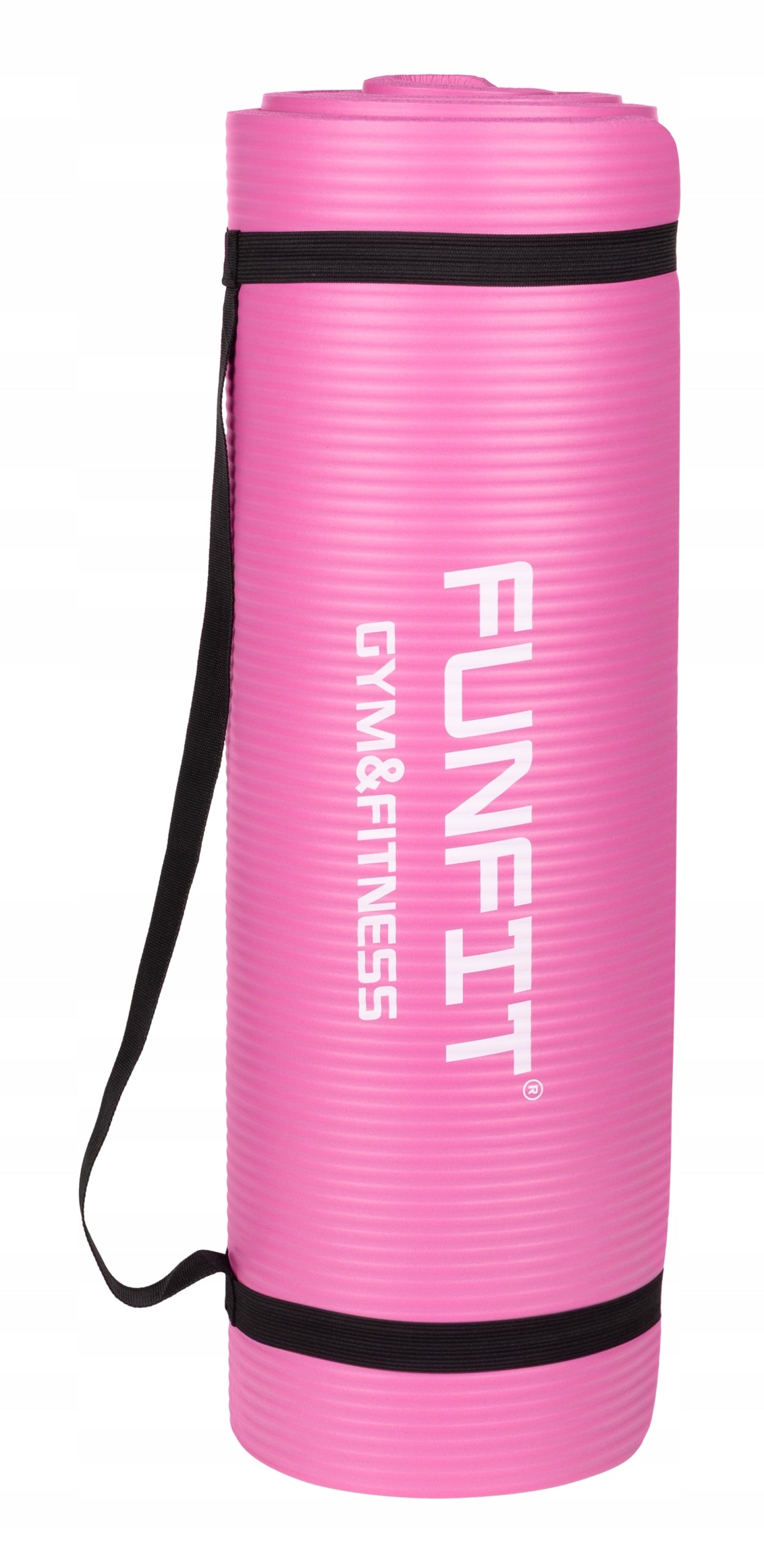 Fitness yoga mat thick pink 183 x 61 x 1,5 cm FUNFIT Packaging status original