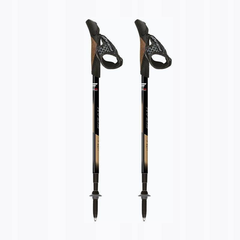 Fizan Nordic walking poles Fizan Lite 4 grey 52-130 cm beige