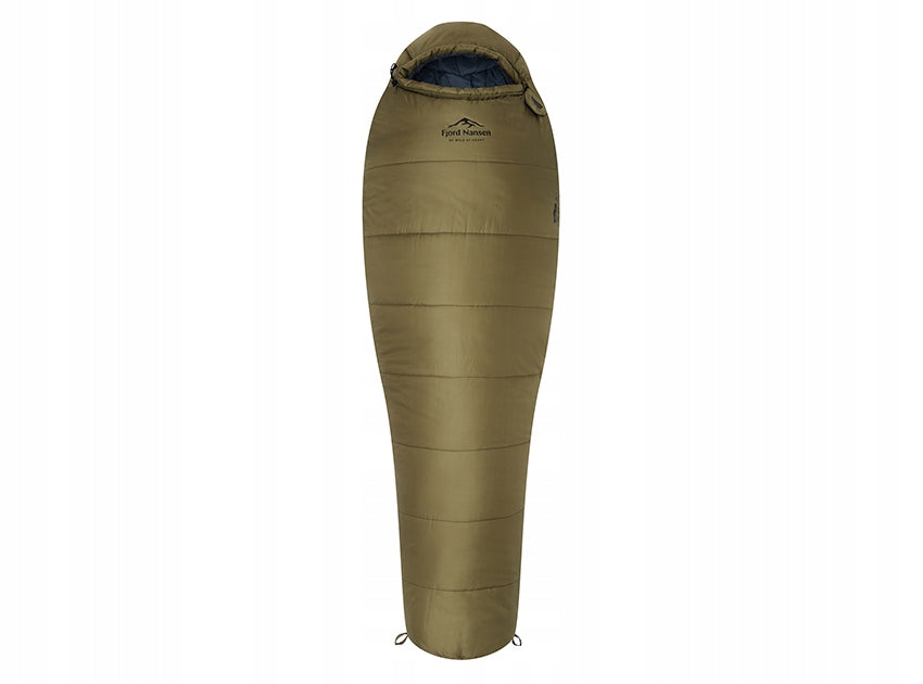 Fjord Nansen Kjolen Mid Olive Drab Sleeping Bag - Right