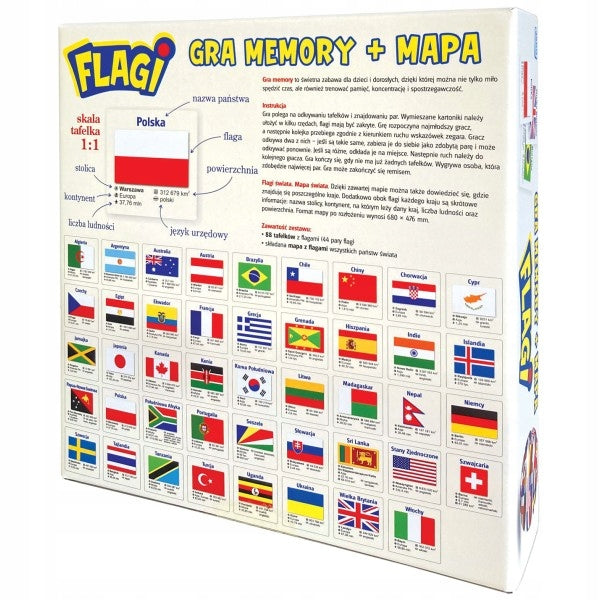 Flags. Memory game Brand Jako