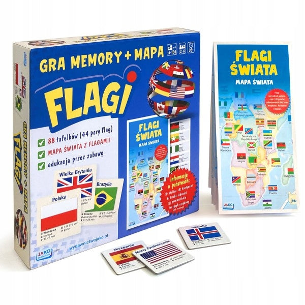 Flags. Memory game Manufacturer code 35579