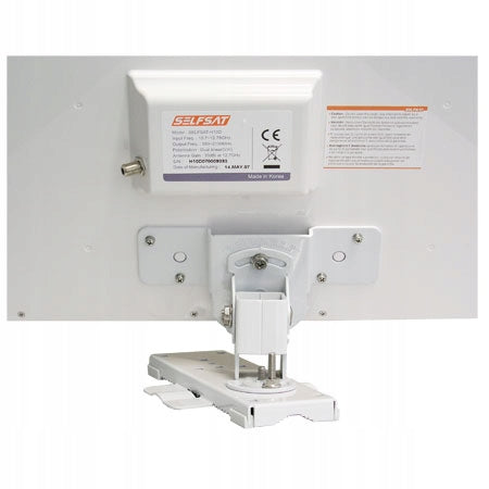 Flat satellite antenna Selfsat Quad H30D4 4x SAT output 4x decoder Brand Selfsat