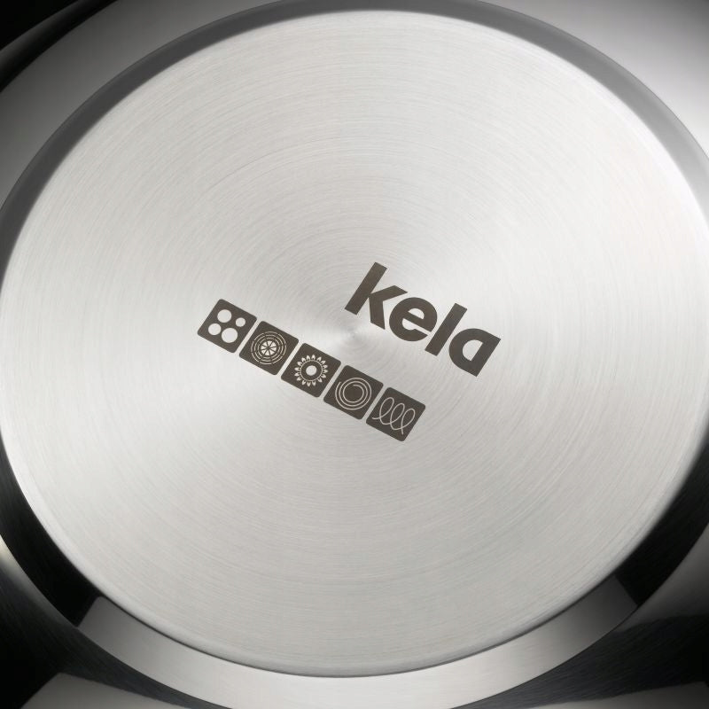 Flavoria 32 cm Stainless Steel Wok Brand Kela
