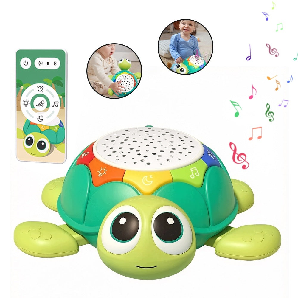 Fleeing Crawling Interactive Turtle TOY sounds play music light