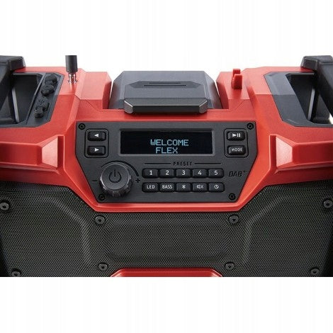 Flex RD 10.8 18V 230 cordless construction site radio with cable, batteries 484.857 EAN (GTIN) 4030293217560