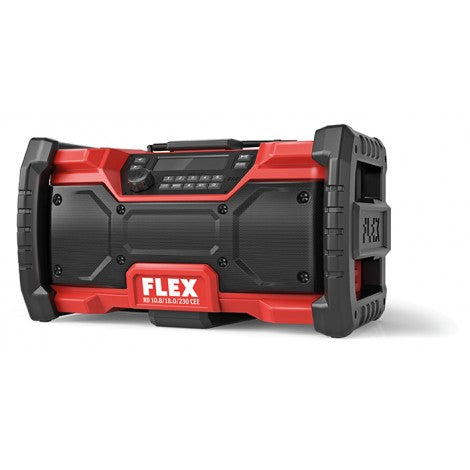 Flex RD 10.8 18V 230 cordless construction site radio with cable, batteries 484.857