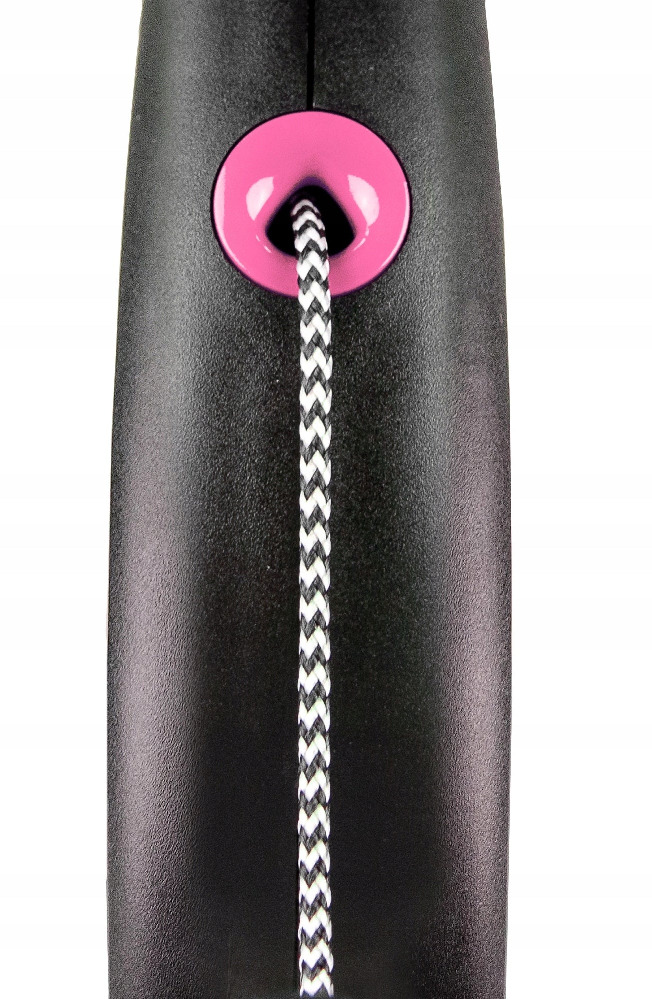 Flexi Retractable Leash BLACK DESIGN Cord M 5m/20kg Black-Pink Brand Flexi