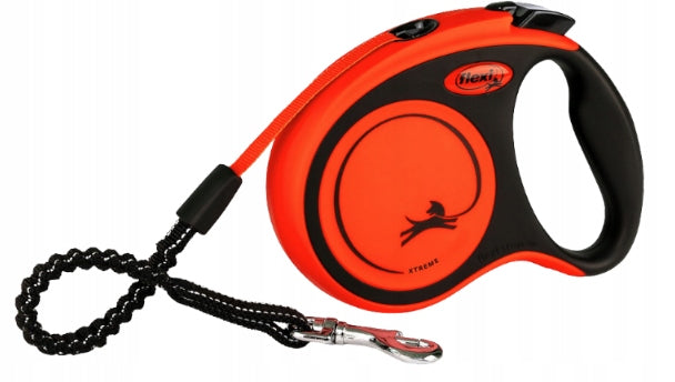 Flexi Xtreme Automatic Dog Lanyard Tape S 5 m Orange