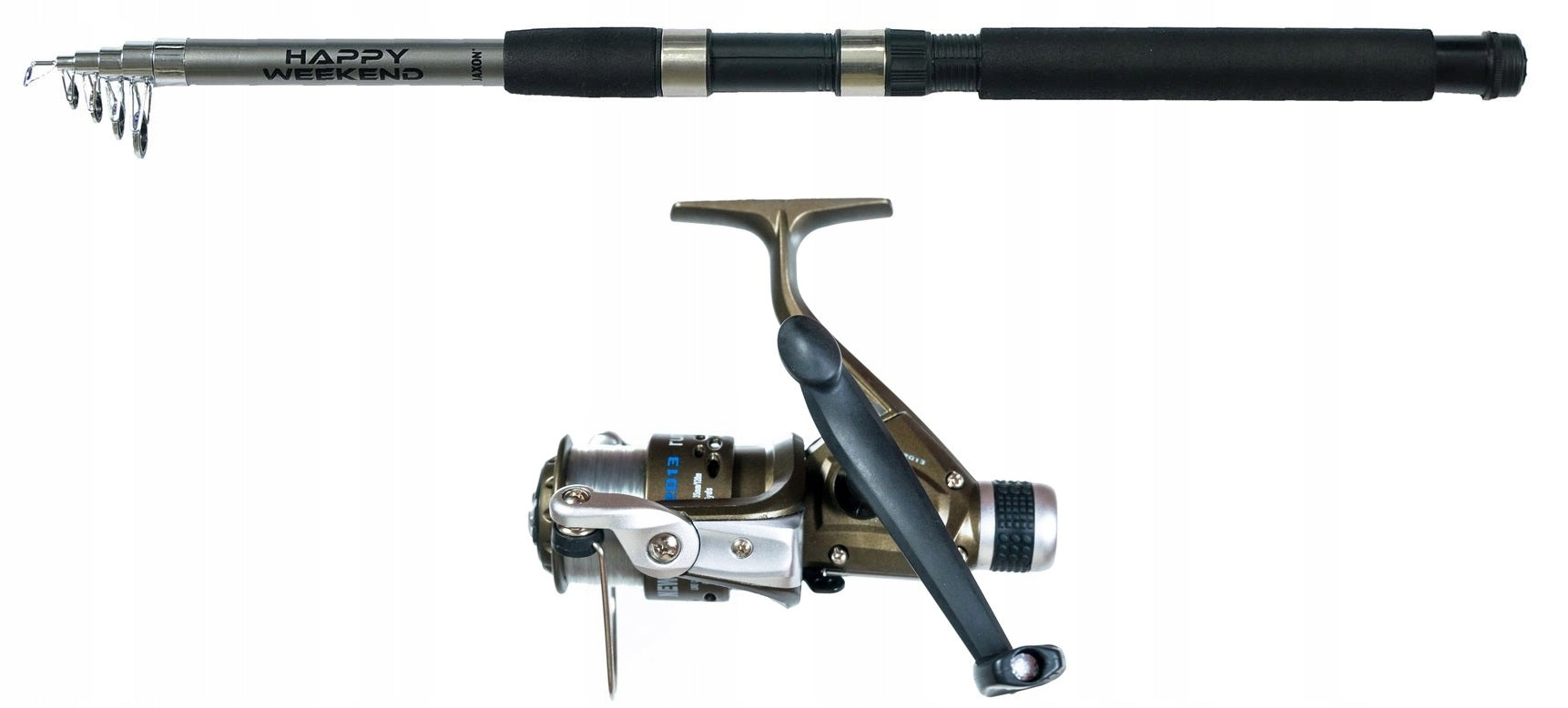 Float Fishing Kit Telescopic Fishing Rod Jaxon Reel + Fishing Line