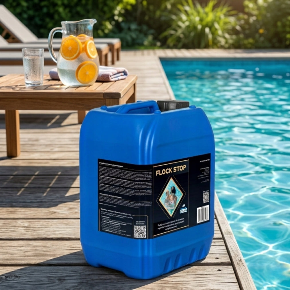 Flockstop Liquid Coagulant Crystalline Water Removes Turbidity 5l Brand EBAN