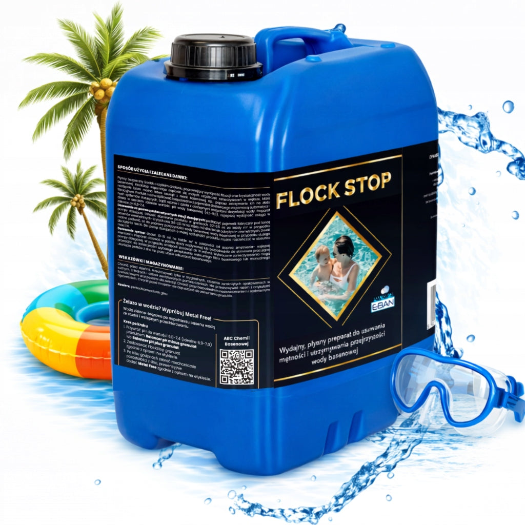 Flockstop Liquid Coagulant Crystalline Water Removes Turbidity 5l
