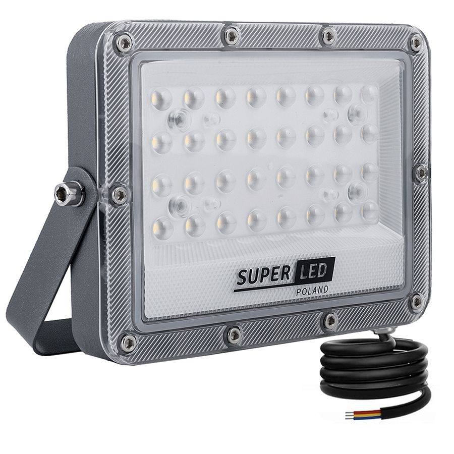 Floodlight LED Halogen Lamp Slim LED 50W 5500lm IP65 PREMIUM SuperLED