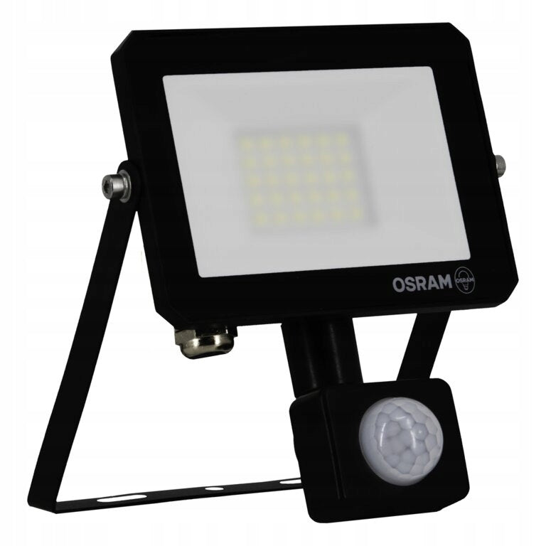 Floodlight Osram halogen motion sensor 20W 3000K heat 1800lm IP65 black