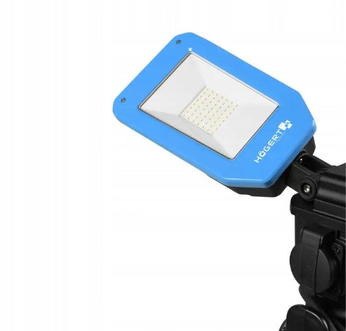 Floodlight halogen lamp flashlight with tripod 10000 lm HT1E455 Color temperature 6500 K
