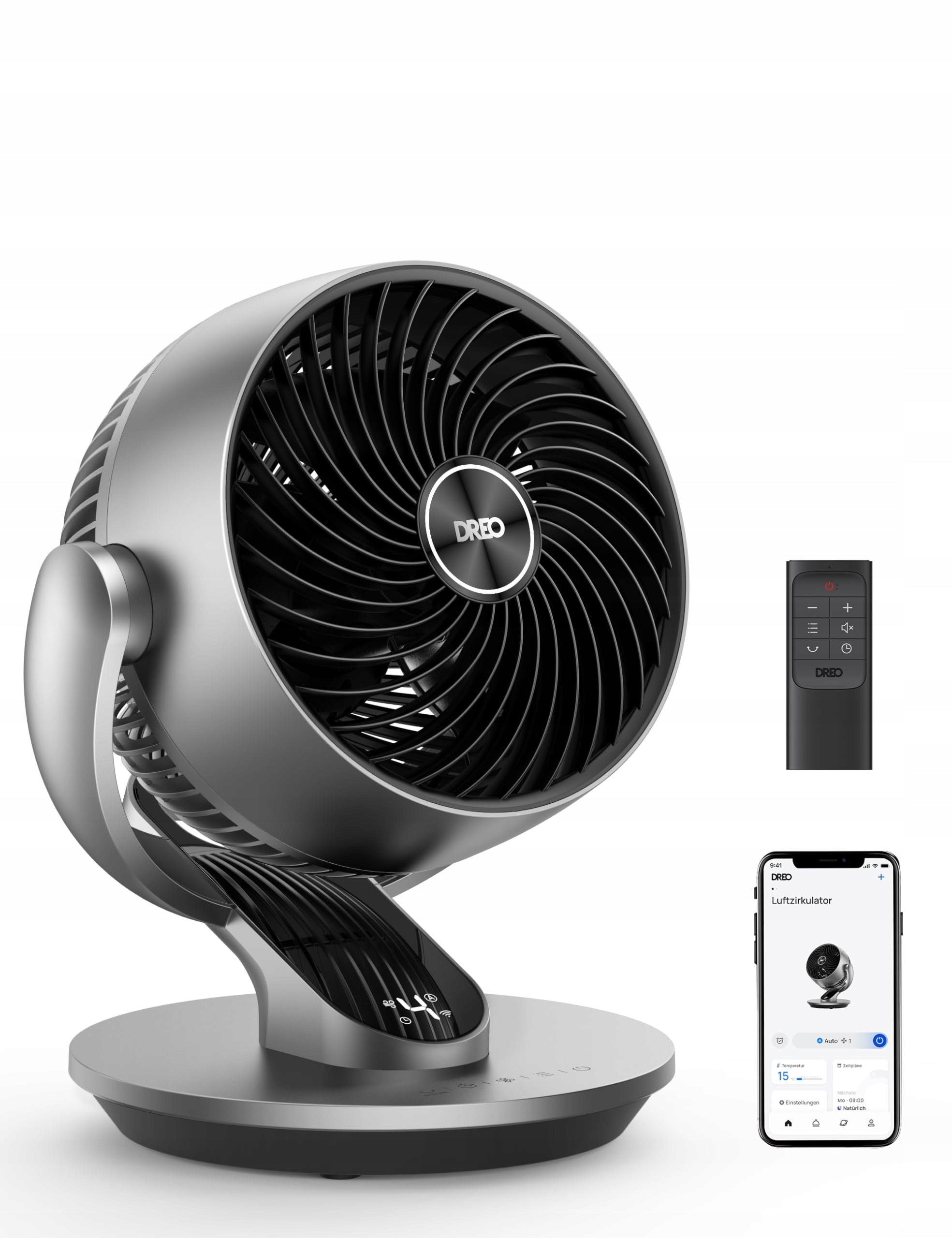 Floor Fan Dreo Fan Silver/Grey