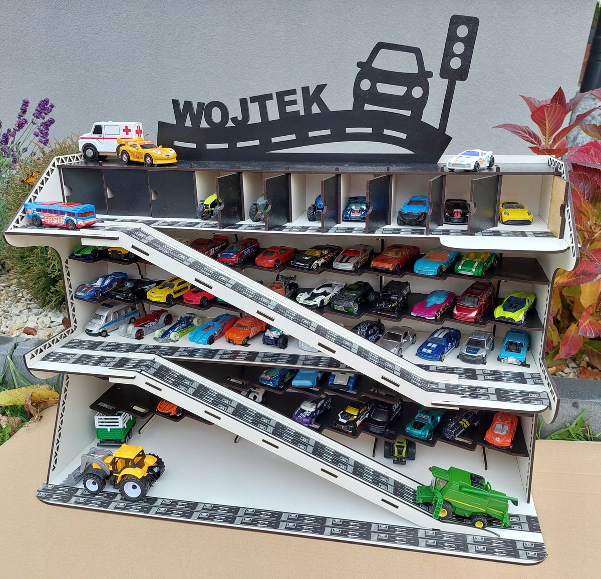 Floor Garage 80 name shelf for cars resoraki cars Manufacturer code Półka na resoraki