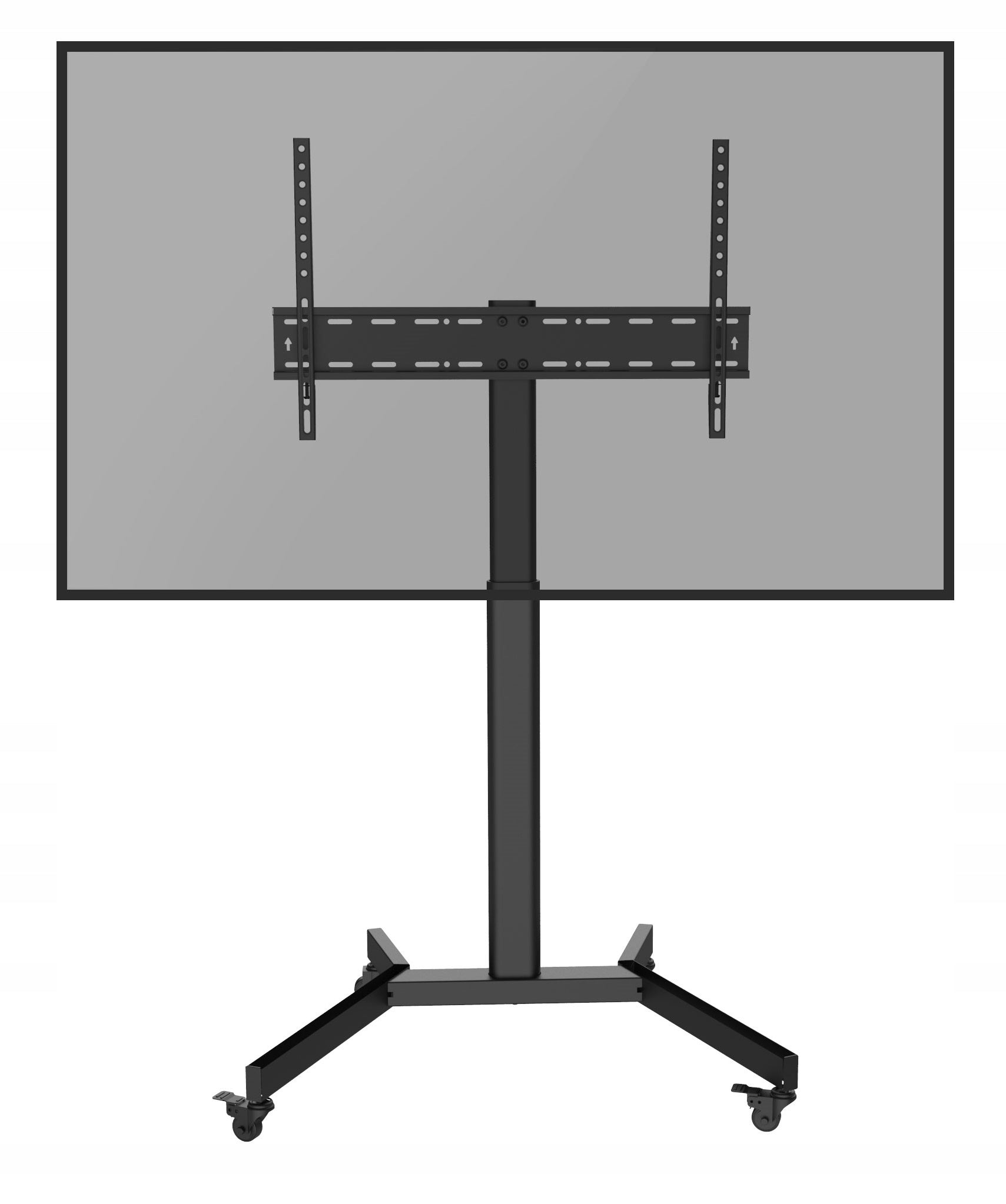 Floor Mobile TV Stand for Universal TV Adjustable