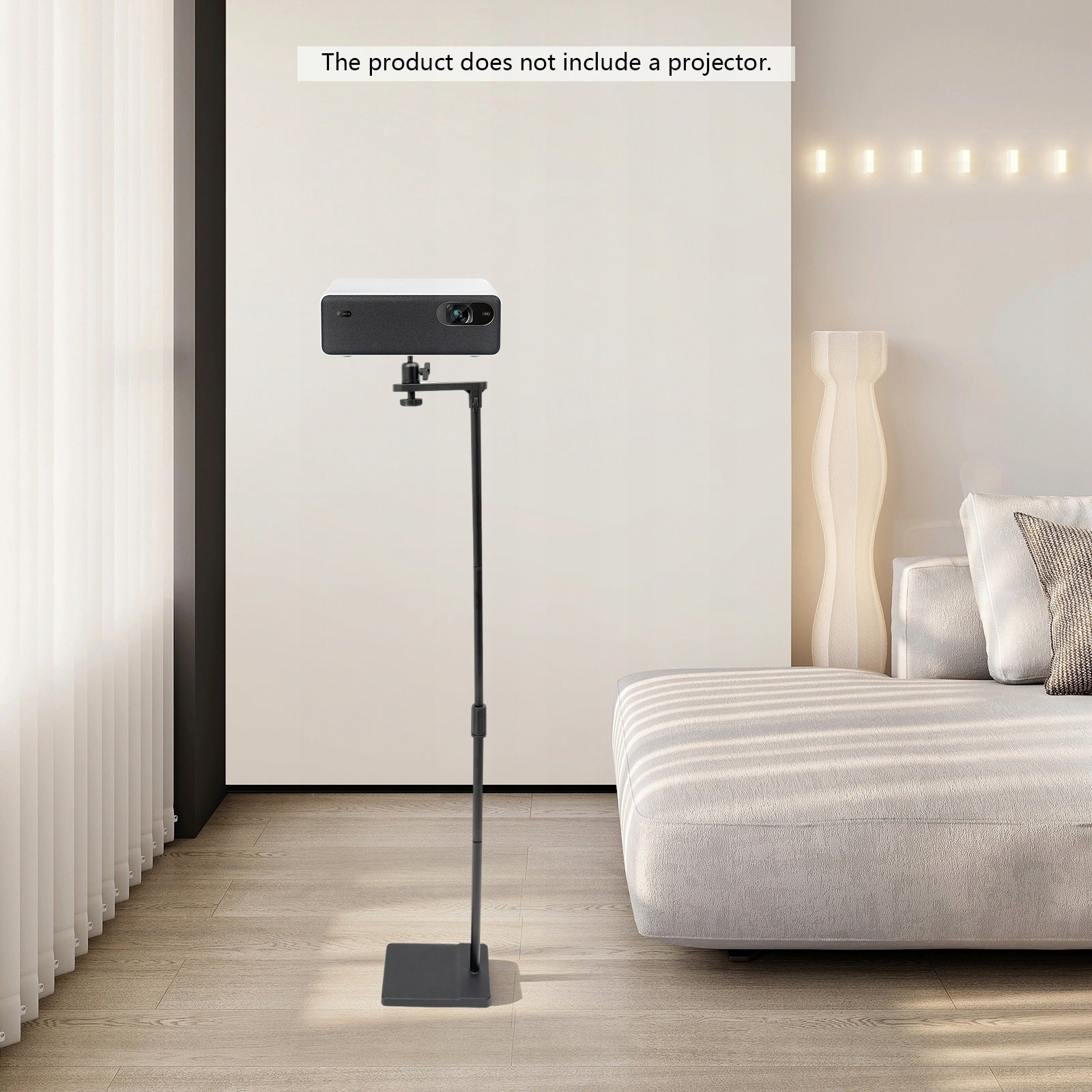 Floor Projector Stand 360° Swivel Adjustable Height 122-154cm Universal Manufacturer code B0D12NPGVJ