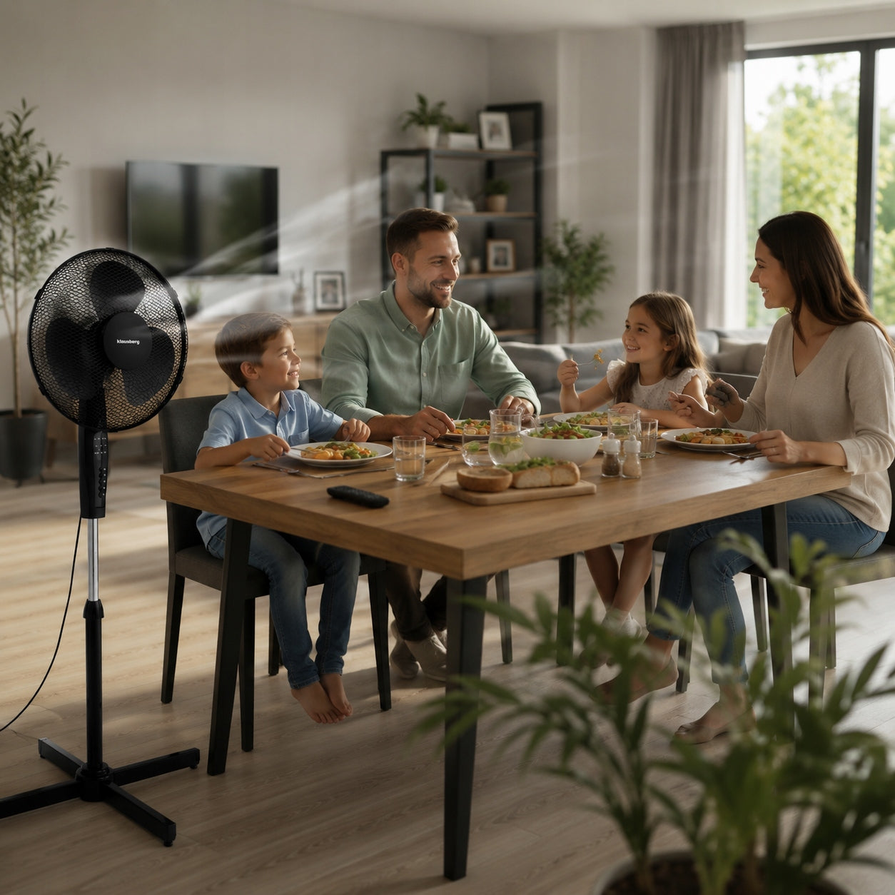 Floor Standing Fan Oscillation Quiet Powerful 50W + PILOT Manufacturer code KB-7885