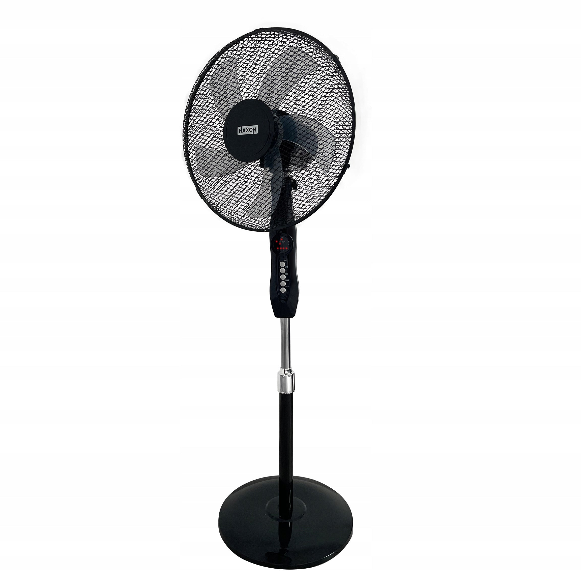 Floor fan HAXON DAX standing fan 5 blades timer + remote control Model DAX