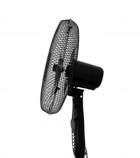 Floor fan HAXON DAX standing fan 5 blades timer + remote control Power supply mains