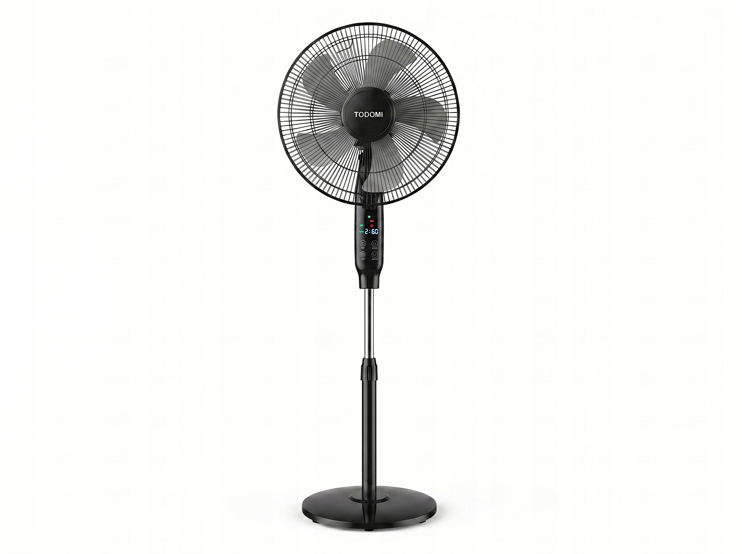 Floor fan standing fan 45cm quiet 5 LED blades + remote control TIMER Packaging status original