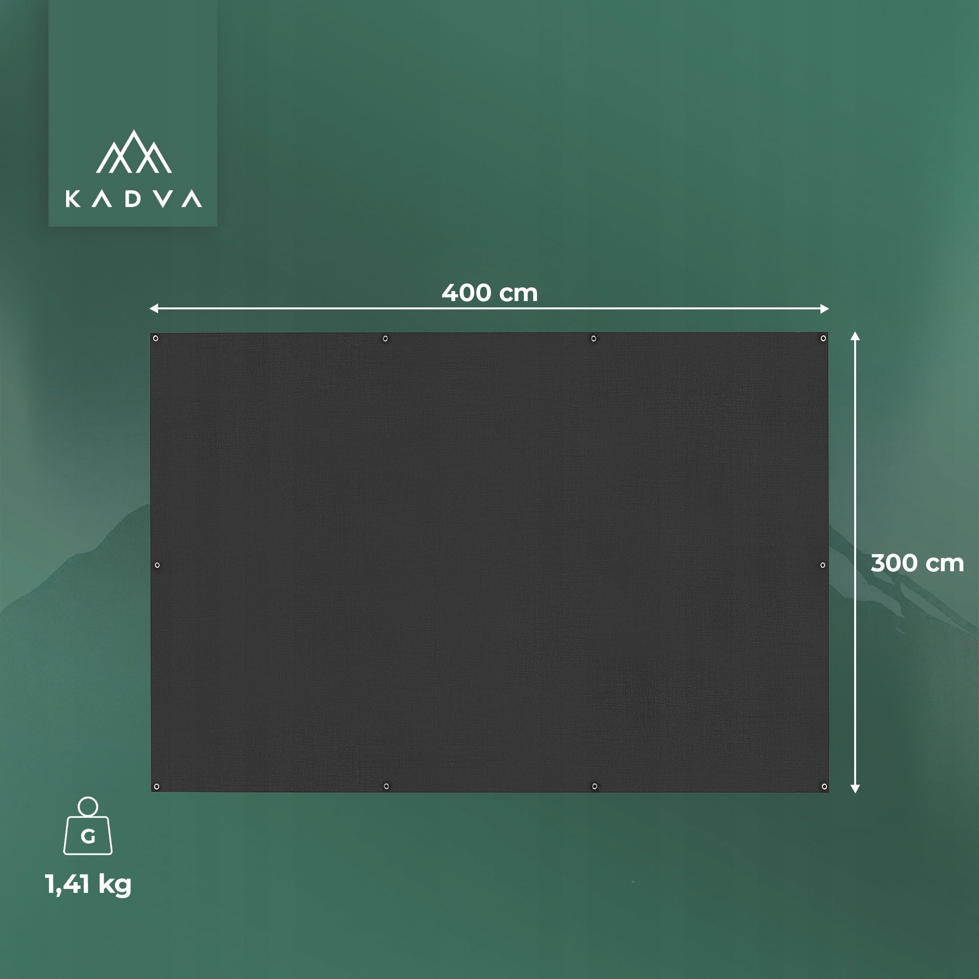 Floor for tent Kadva Planko 3 x4 m INSULATION AGAINST COLD AND MOISTURE Manufacturer code KDW-B5B004-GY