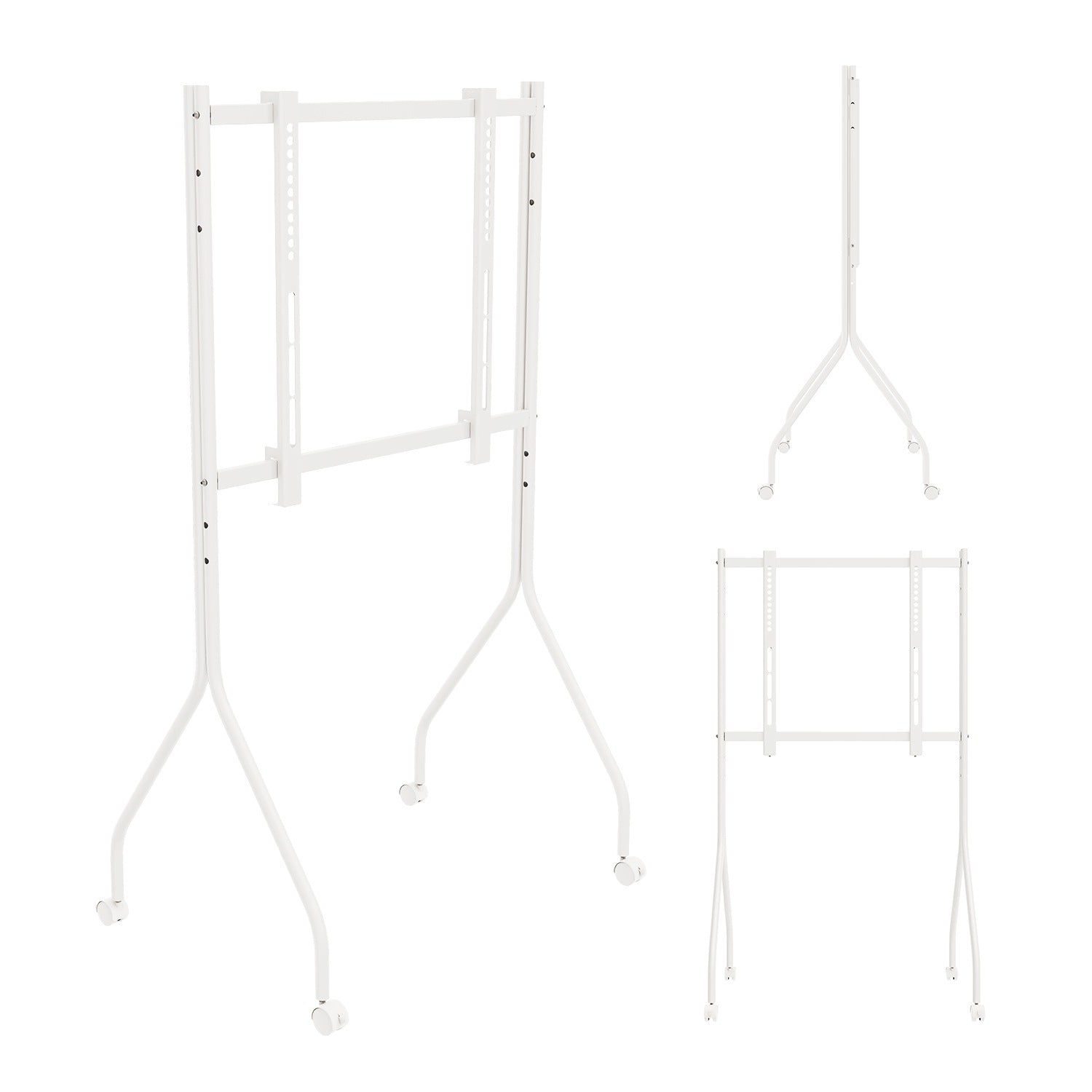 Floor stand for TV mobile TV trolley 37-80'' 50kg white
