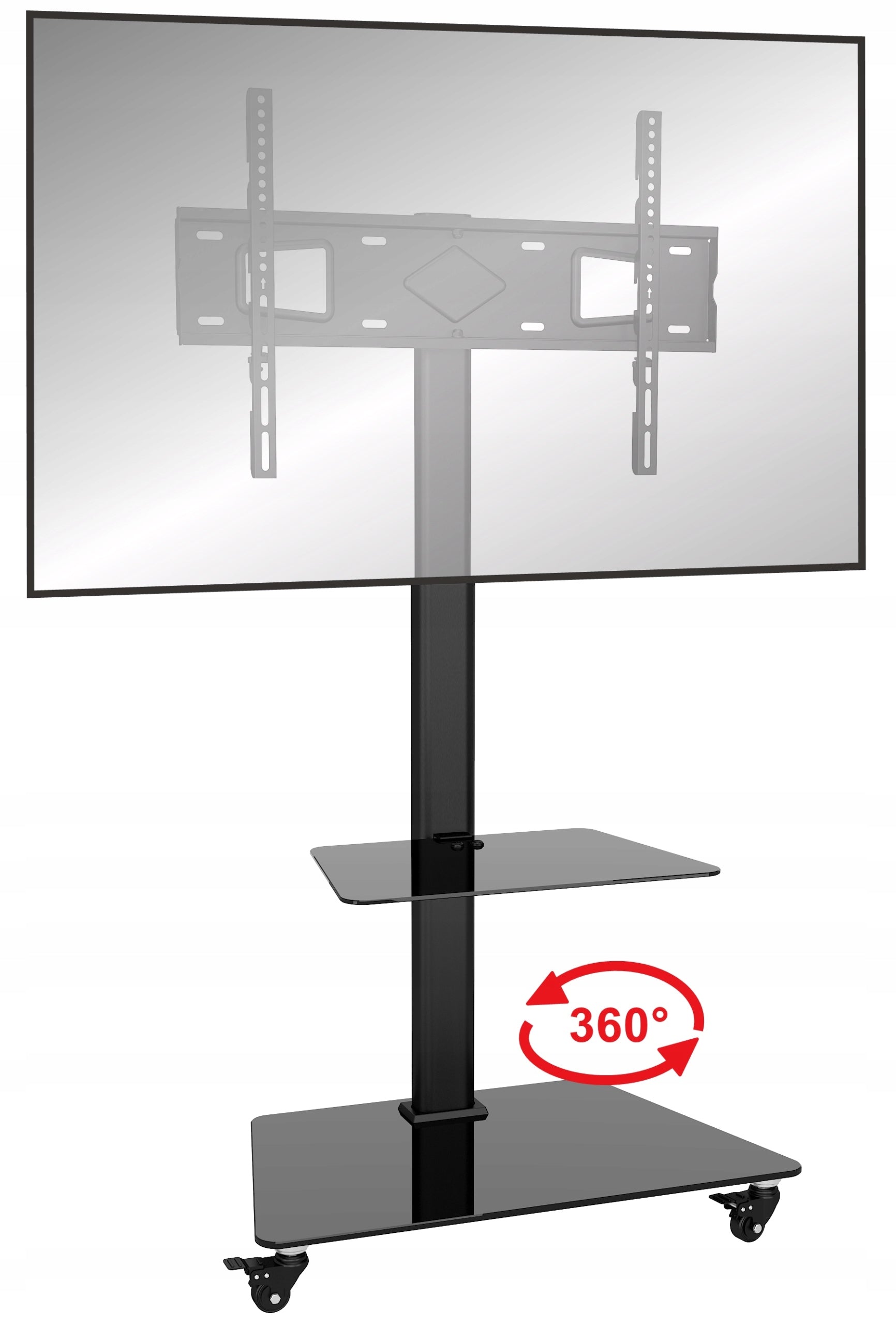 Floor stand for TV wheeled mobile 32-65 inches Universal Manufacturer code KLA-19