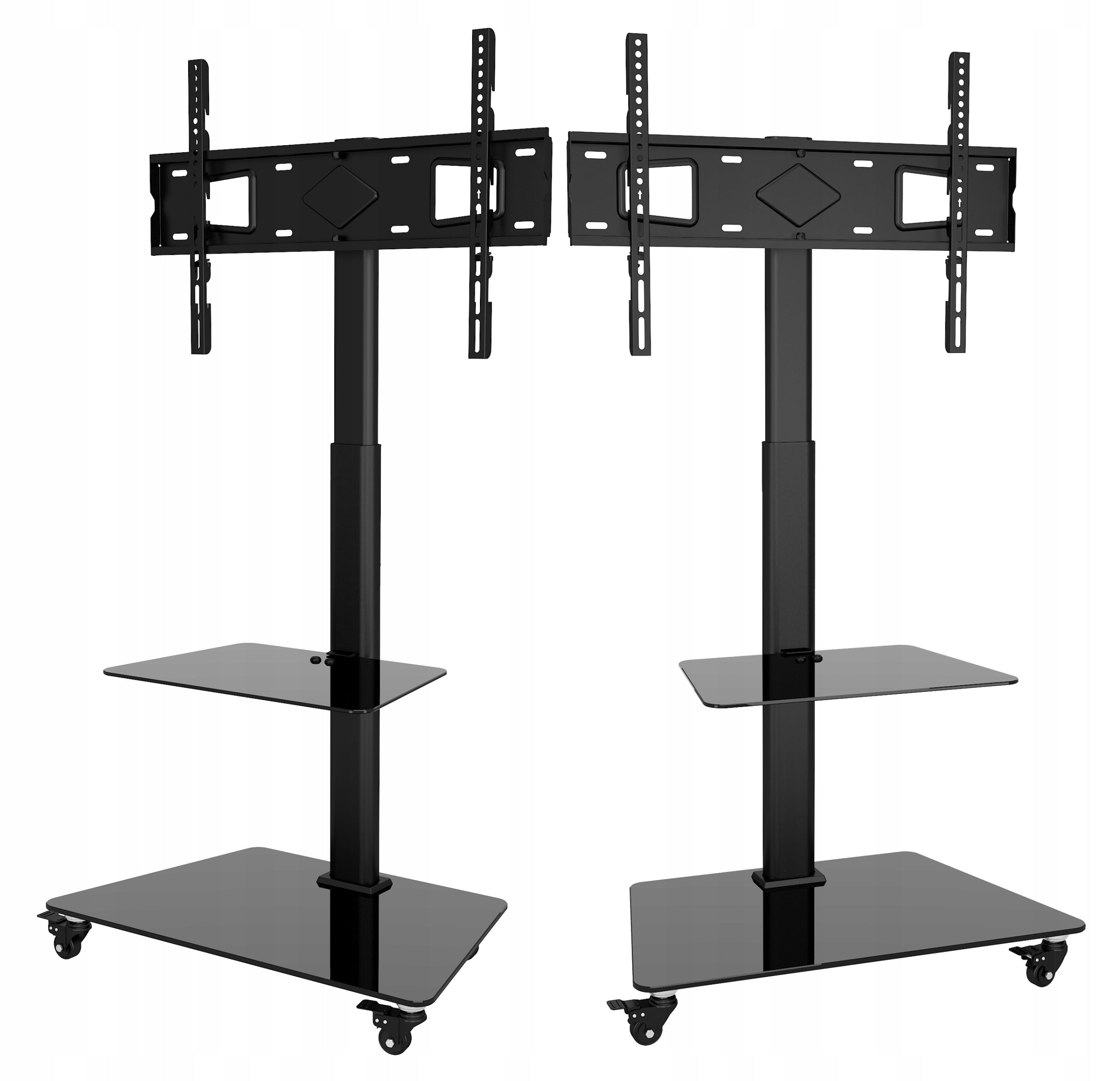 Floor stand for TV wheeled mobile 32-65 inches Universal