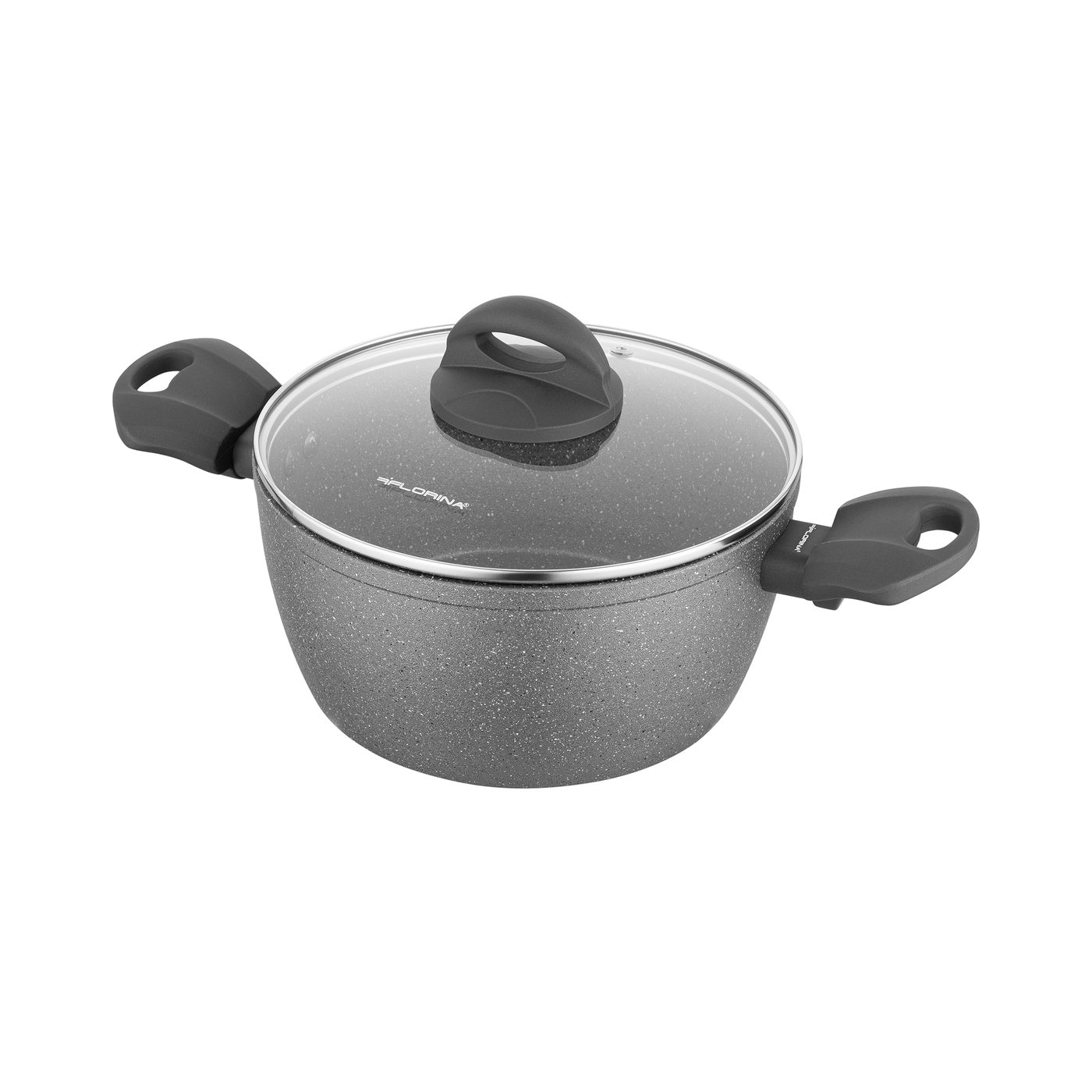 Florina Lava Stone 16 cm 1,2L with lid for induction